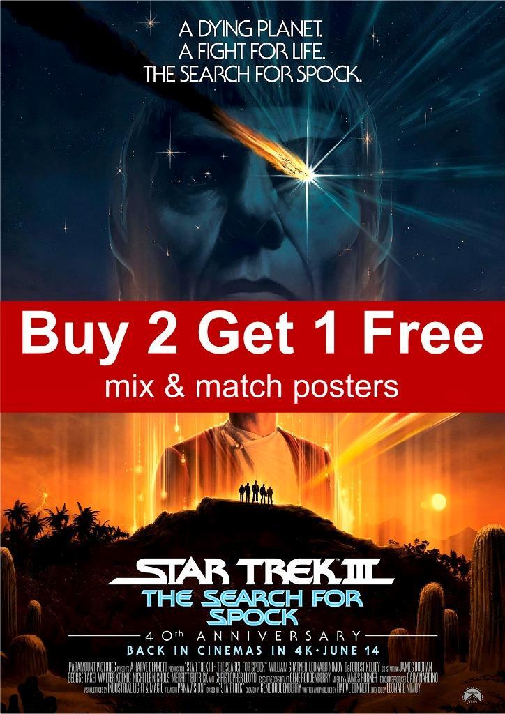 Star Trek III The Search For Spock 40th Anniversary 2024 Movie