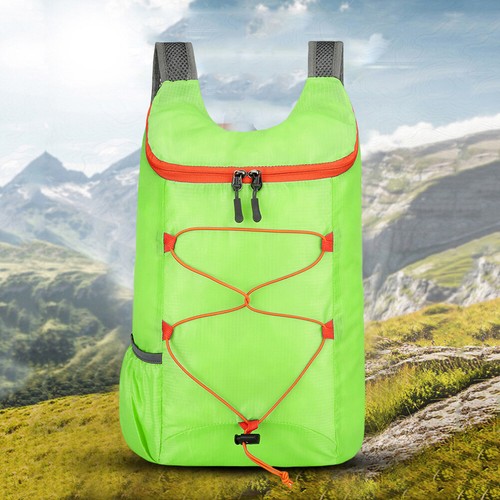 Mochila Portátil Plegable 10L Ultraligera a Prueba de Salpicaduras Bolsa de Viaje Exterior (Verde) - Imagen 5 de 11