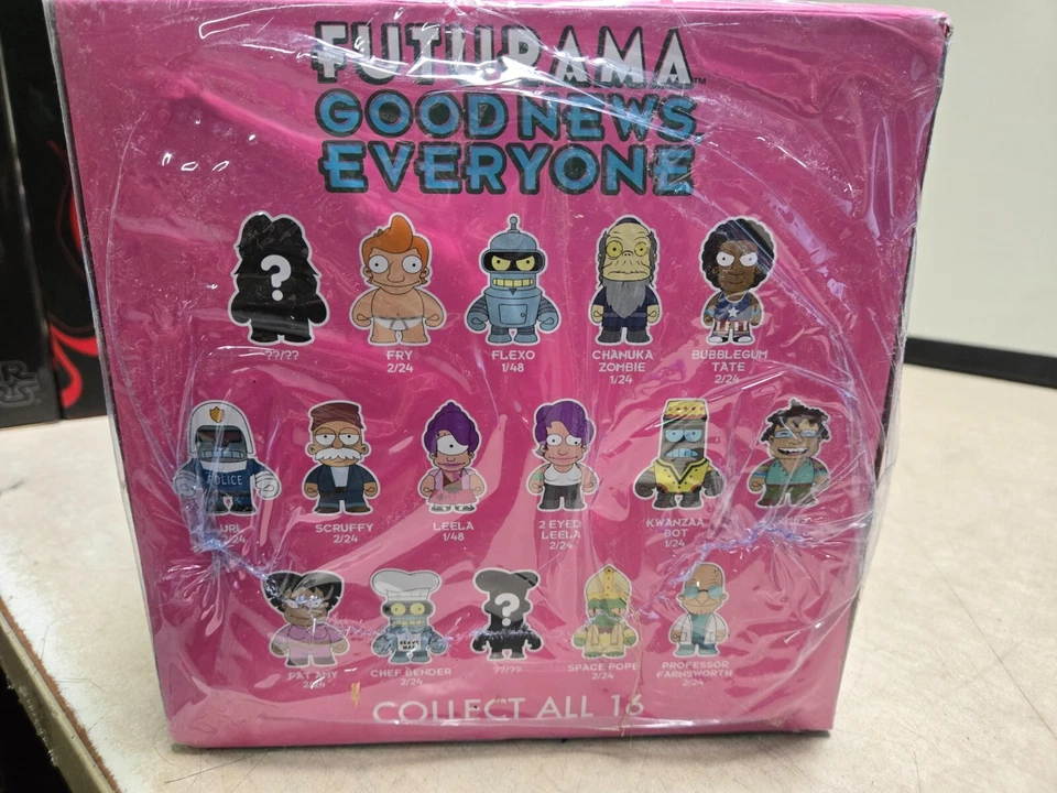 Kidrobot x Futurama Good News Everyone Sealed Case 24 Figures - Image 2 of 4
