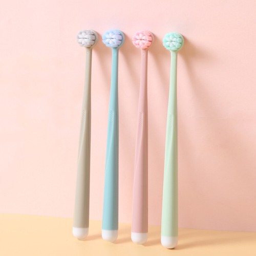 2PCS New Round Head Dental Brush Soft Bristles Oral Care Toothbrush Oral Health - Picture 12 of 14