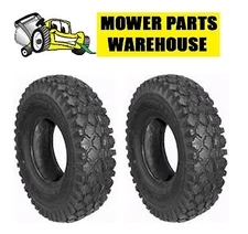 (2) NEW 4.10/3.50-4 STUDDED TIRE 4.10 3.50 4 LAWN MOWER TIRE 10820 23828 7023828