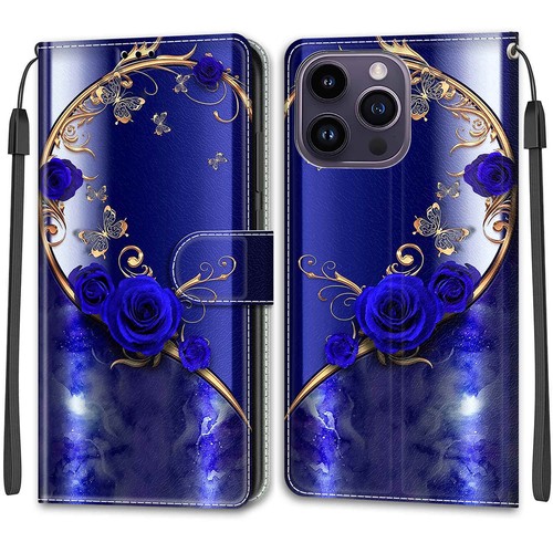Rose Wallet Phone Case For Huawei Samsung iPhone Moto OPPO Xiaomi Google Nokia - 第 2/10 張圖片