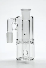 18mm 90° 4.5" High Honeycomb Ash Catcher Tobacco Smoking Water Pipe Bong Bubbler
