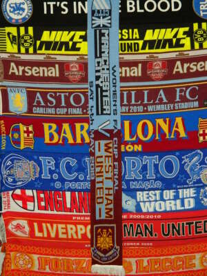 5/5 Manchester City vs West Ham 2019 women's fa cup final football scarf soccer