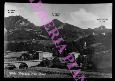 Riola. Die drei Berge (Volo, Vigese, Rocca di Vigo)