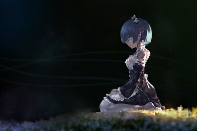 Anime girls rezero kara hajimeru isekai seikatsu rem playmat gaming mat