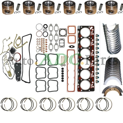 Head Gasket Set ARP Stud Cummins Complete Kit For 89-98 Dodge 5.9 12V 6BT NEW - Foto 10