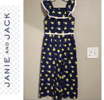 Janie And Jack Lemon Romper Size