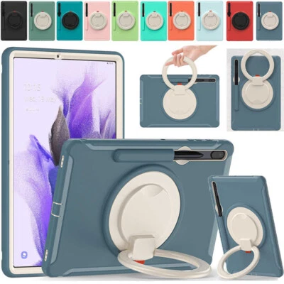 BEITONG For Samsung Galaxy Tab S7 FE Plus 11" 12.4" Tablet Shockproof Stand Case Cover