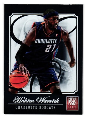 2012-13 Panini Elite Basketball NBA Charlotte Bobcats Hakim Warrick