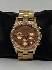 Marc Jacobs Henry MBM3118 Rose Gold Stainless Steel Analog Dial Quartz Watch UC6