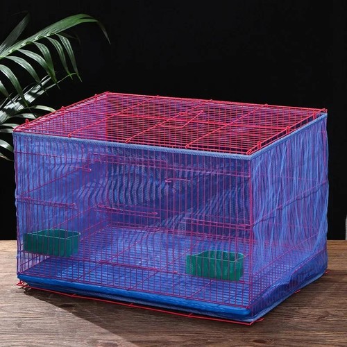 Copertura Guscio Gonna Rete Gabbia per Uccelli Facile Pulizia Catcher Protezione Gabbia per Uccelli - Foto 13 di 22