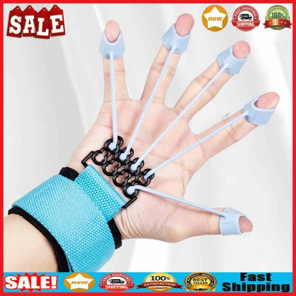 5 Finger Hand Grip Band Elastic Silicone for Gym Fitness Training