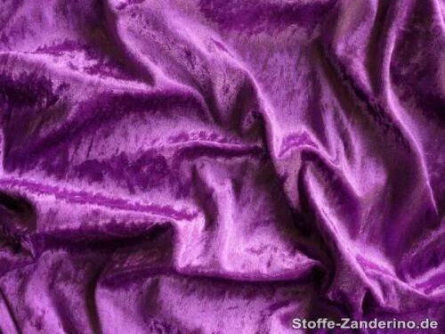 Handarbeitsstoffe aus Pannesamt als Meterware