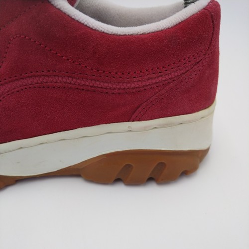 Clarks Trainers UK6 Red Women's Suede Chunky Shoes Casual Retro Sneakers Low Oil - Picture 9 of 17