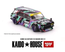 Kaido House x Mini GT 1:64 Datsun KAIDO 510 Wagon HKS V1