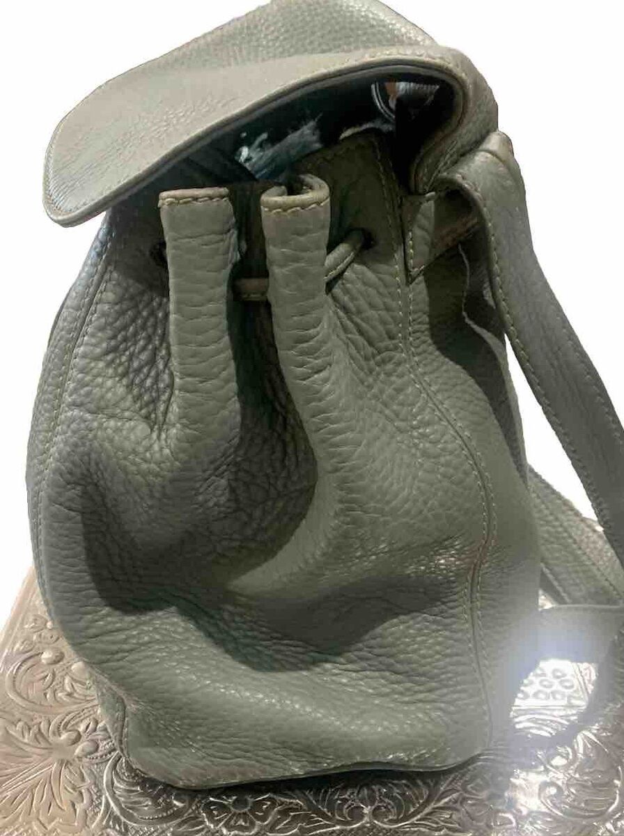 Vintage Coach Sonoma Pebble Leather Backpack Purse Sage Vintage Coach Sonoma Pebble Leather Backpack Purse Sage