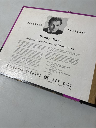Danny Kaye 4 Album Set 78 Rpm 10” - Picture 3 of 13