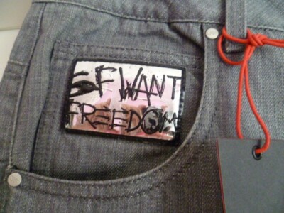 GF FERRE JEANS WE WANT FREEDOM Hose Pantaloni nagelneu Gr. 40 Made Italy