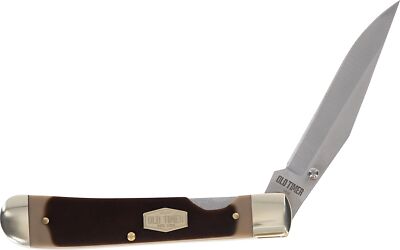 Old Timer 294OT Liner Lock Trapper 7.2in Traditional Pocket Knife with 1 High