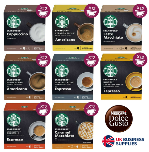 Dolce gusto cápsulas de café Starbucks 8 sabores a elegir (3 X 12 Cápsulas)  | eBay