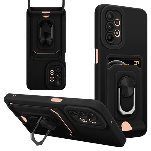 Lanyard Case For Samsung Galaxy A23 5G Phone Stand Shockproof Silicone Cover - Picture 3 of 33