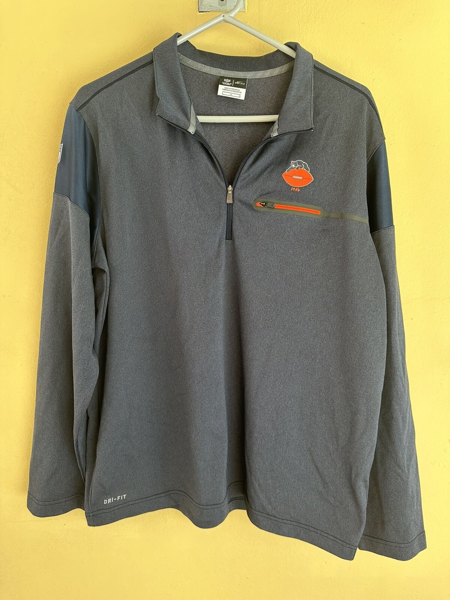 chicago bears quarter zip nike