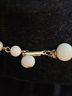 Vintage White Glass Bead Choker Necklace Made In Japan — photo 4
