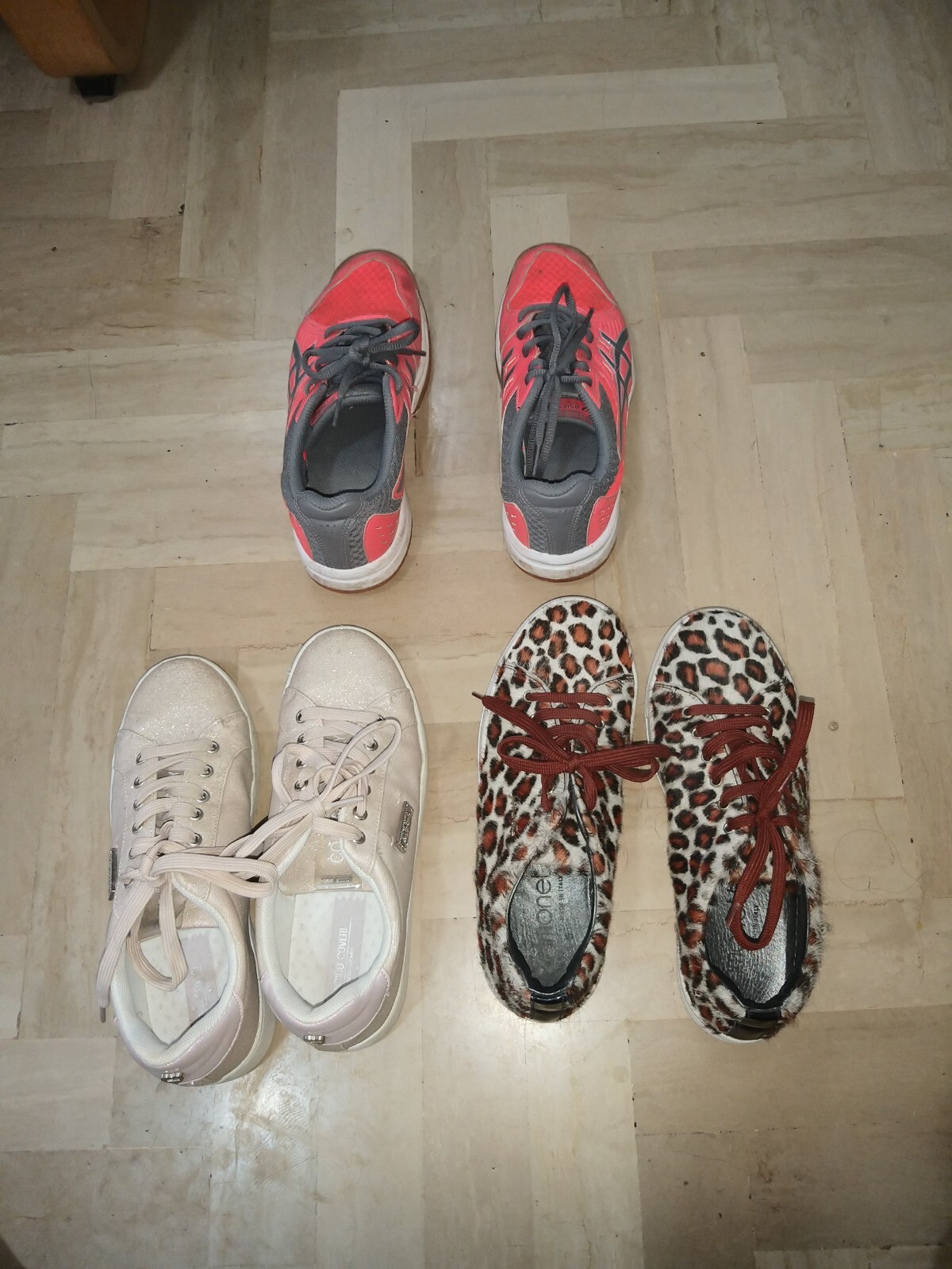 lotto 3 paia scarpe n 37 bambina