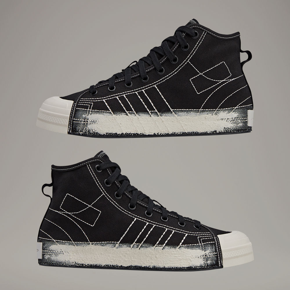 Size 8.5 - adidas Y-3 Nizza High Black Talc for sale online | eBay