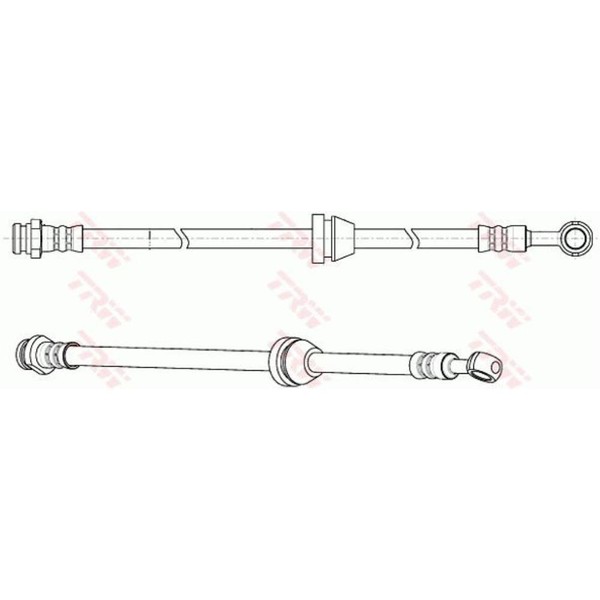 TRW Bremsschlauch Vorne Links Rechts FüR Chevrolet Aveo/Kalos SchräGheck PHD947-image