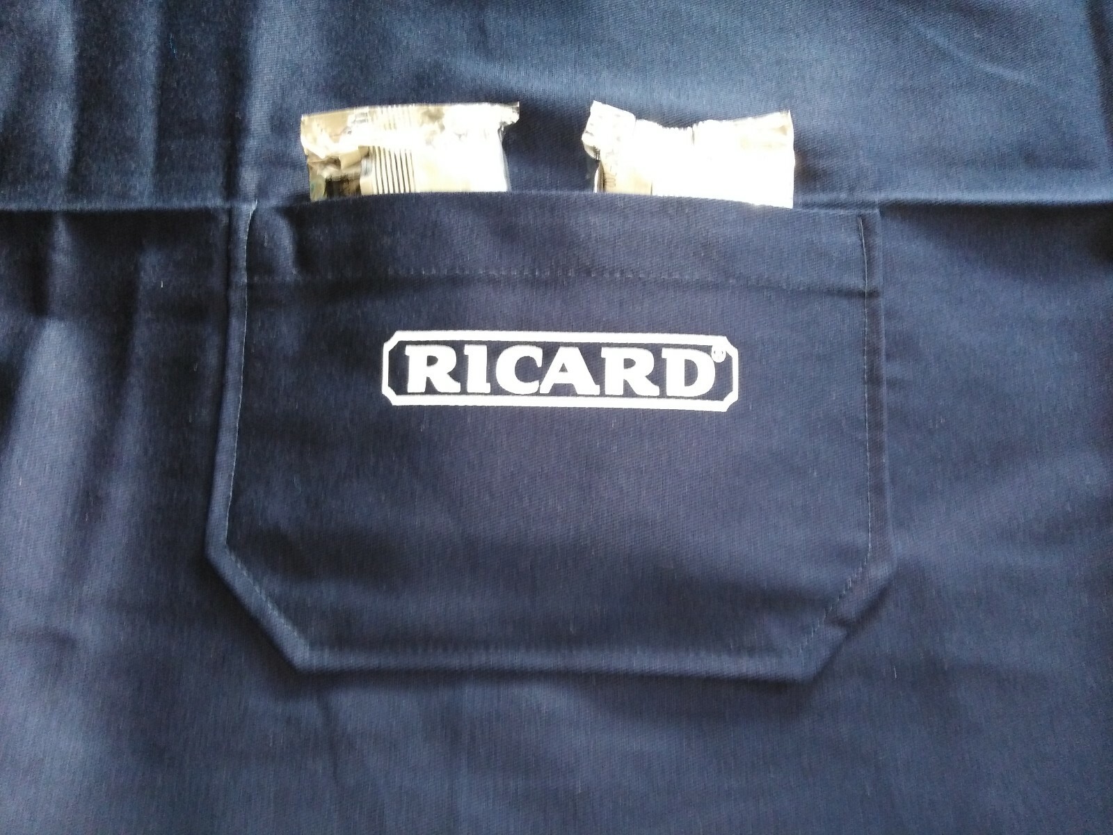 Tablier De Cuisinier Ricard – Ustensile Chef – Pastis Marseille – Polyester (Neuf)