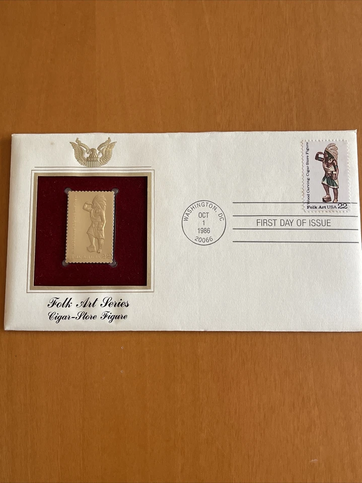 Lot Of 3 Pcs USA 1986  FDC 22K gold replica. - Image 3 of 4