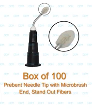 DDM Dental Pre Bent Delivery Tips with Micro Brush End - Box of 100 #BTWMB