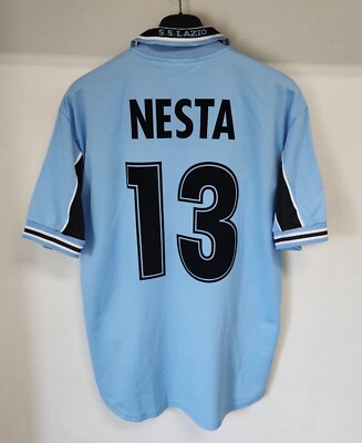 19998-99 SS Lazio Home S/S No.13 NESTA Serie A shirt jersey 19998-99 SS Lazio Home S/S No.13 NESTA Serie A shirt jersey