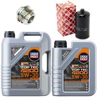 MotoröL Filter Set 4200 5W-30 Liqui Moly 6 Liter + Schraube FüR VW Transporter