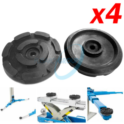 Kit 4 Tamponi In Gomma Per Ponte Sollevatore 160x120x38 Mm, Compatibili Ravaglioli OMCN Werther, Made In Italy