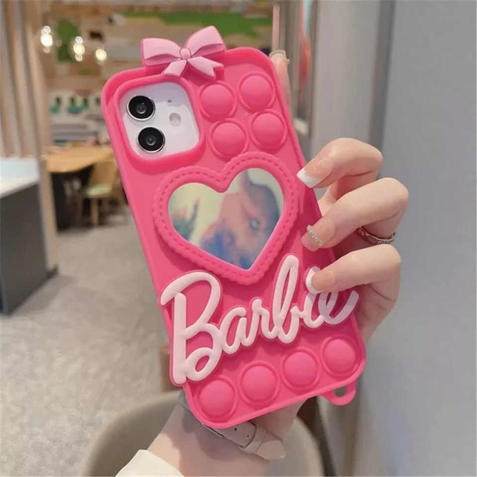 Funda Barbie de Gel de Silicona para Teléfono Celular iPhone 15 14