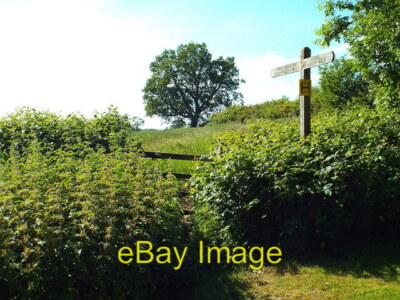 Photo 6x4 Public bridleway near Epping A public bridleway through fields  c2015