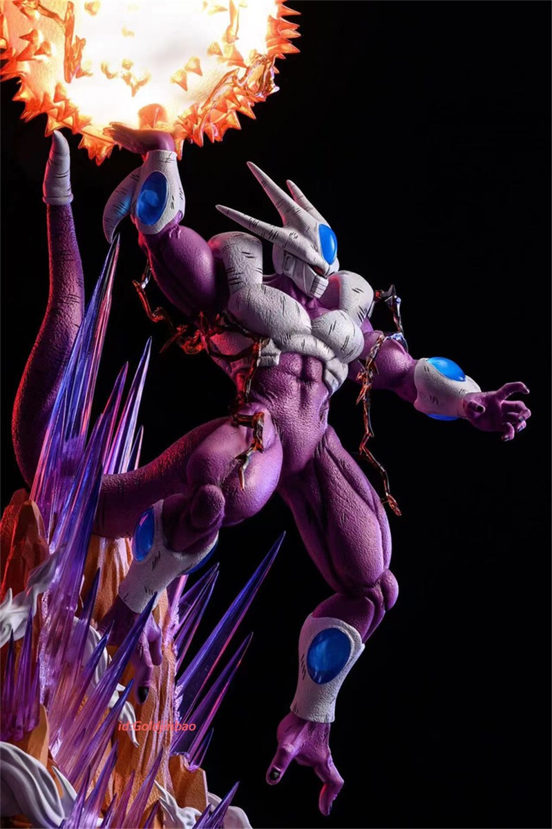 ZBC Studio Dragon Ball Cooler Resin Model H77cm Led Light