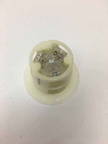 Straight Blade Devices, Male Inlets, Flanged, Industrial/Commercial, 20A 125V, 2 - Picture 6 of 11