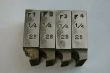 Geometric Tool Co 1/4-28 Die Set Milled Chaser