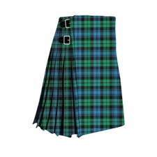Men's Scottish Black Watch Ancient Tartan Kilt Handmade Traditional 8 Yard Kilt