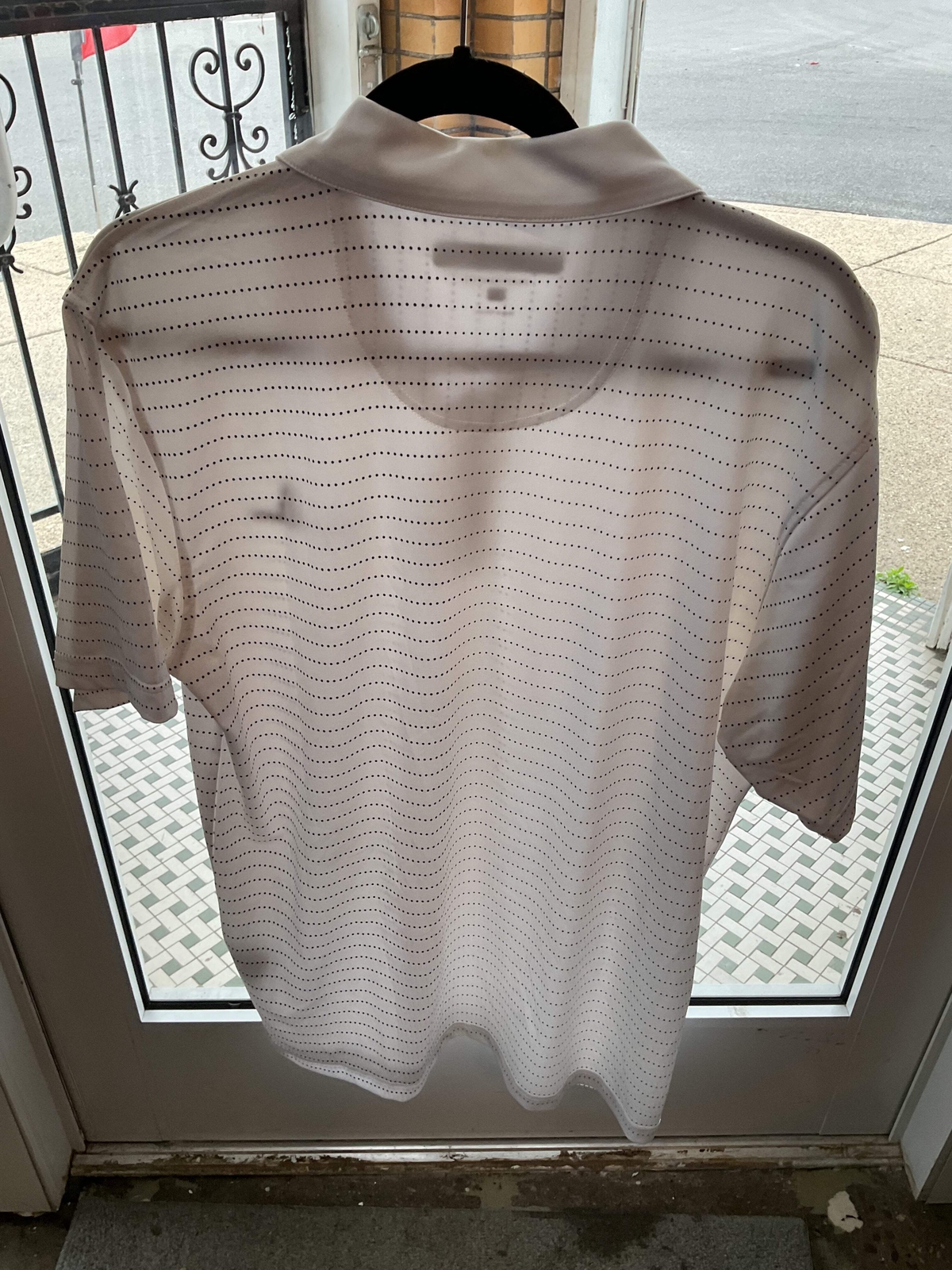 Comfortable Pebble Beach White Performance Polo S… - image 4