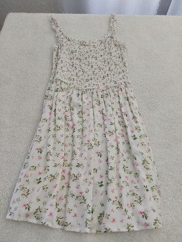 J for Justify Womens Size XL Floral Dress Elastic Spring Summer Comfort Vacation - Picture 5 of 10