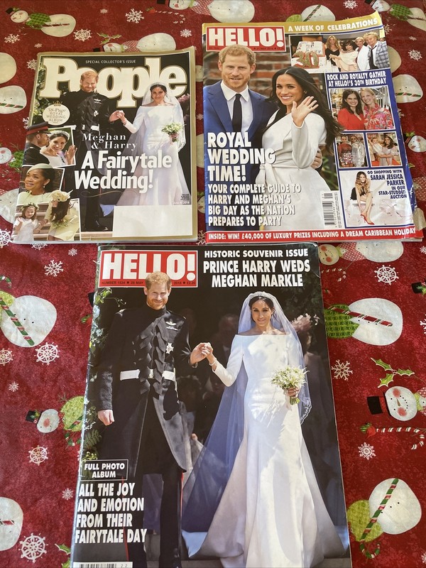 HELLO! Magazine (2) & PEOPLE (1) Meghan Markle & Prince Harry Wedding, Etc - 3