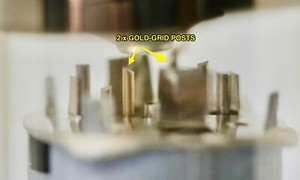 NOS "GOLD-GRID" SONY OEM LN 6AU6 Tube for SONY C800G C37A WARM Audio WA-8000 NEW - Picture 7 of 7