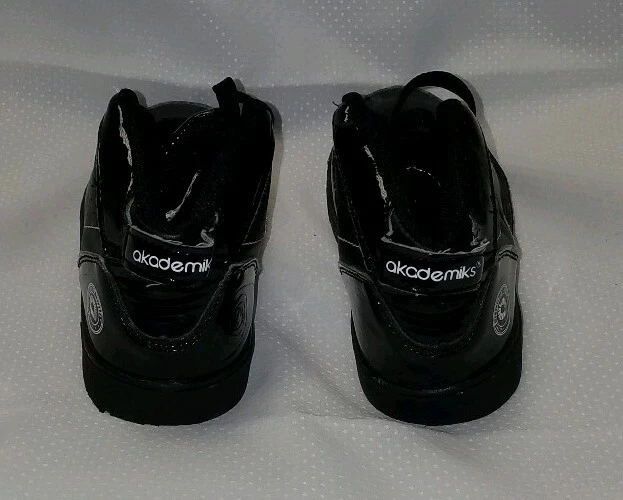 Zapatillas altas Akademiks para niños negras/grises talla 10 Foto 4 de 4