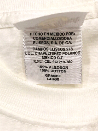 HARD ROCK CAFE CABO SAN LUCAS T-SHIRT White Unisex Large Tee Circa 1990 RARE - Picture 7 of 8