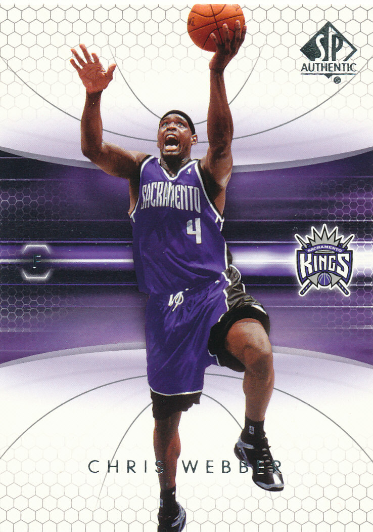 Chris Webber 2004-05 SP Authentic  #73 Upper Deck Kings basketball card